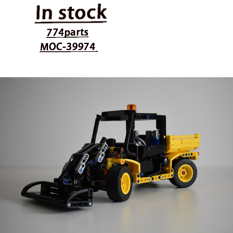 Urban Farming And Urban Agriculture - MOC-39974 Urban Farm Landbouwtractor Trailer Bouwsteenmodel