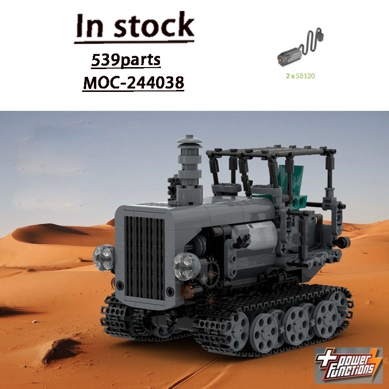Urban Farming And Urban Agriculture - MOC-244038 Stedelijke Retro Landbouwtractor Bouwsteenmodel 539